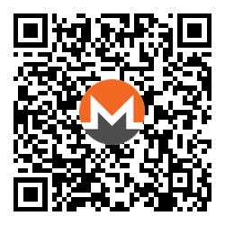 QR code for Monero (XMR) donation